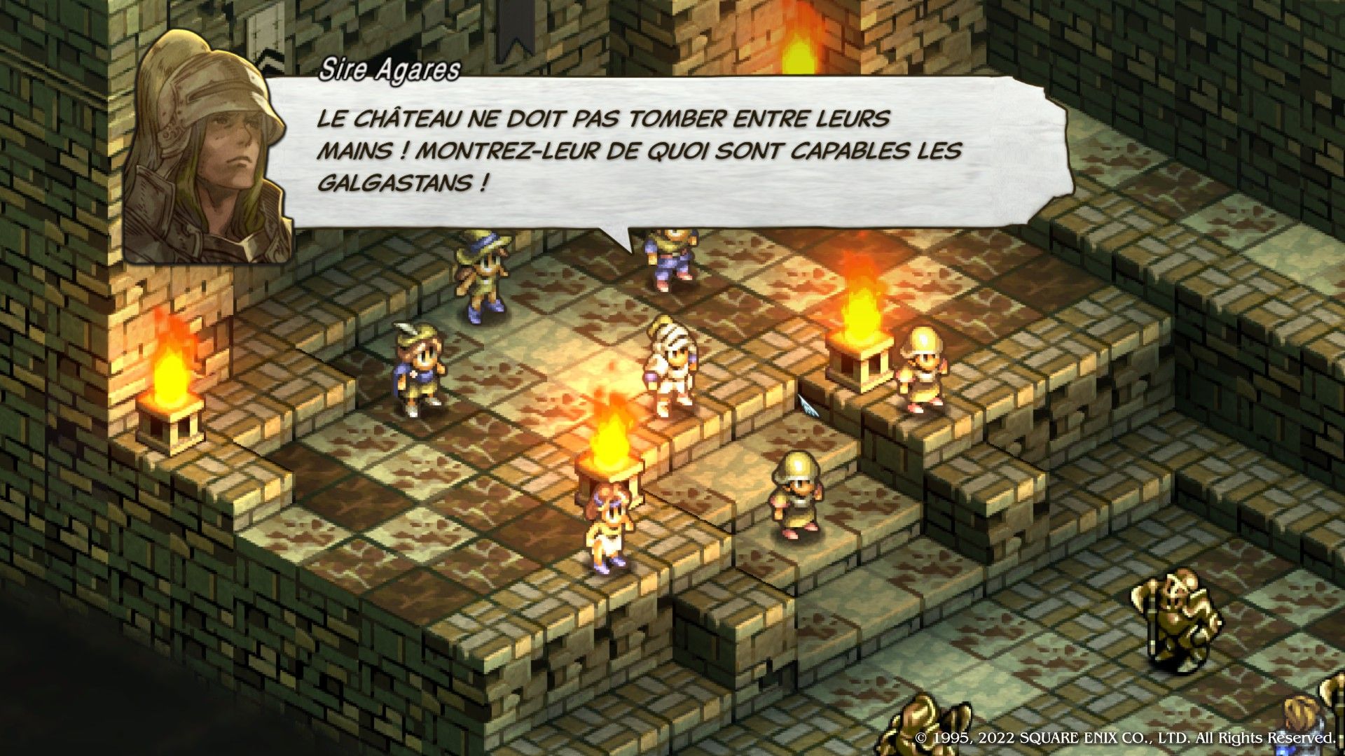 Dialogue en français dans Tactics Ogre : Reborn