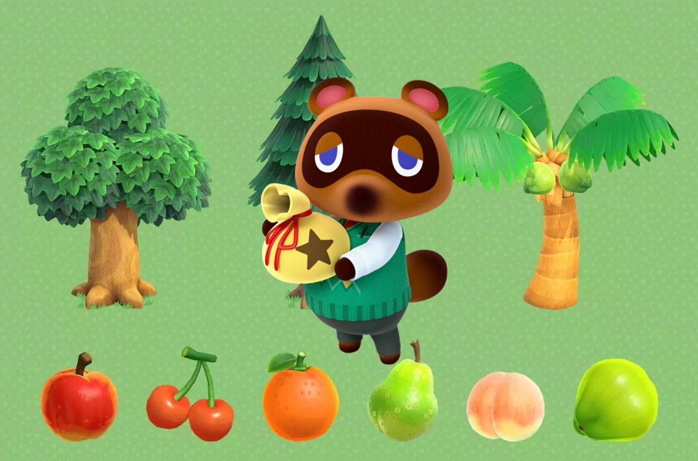 Tom Nook fruits bells