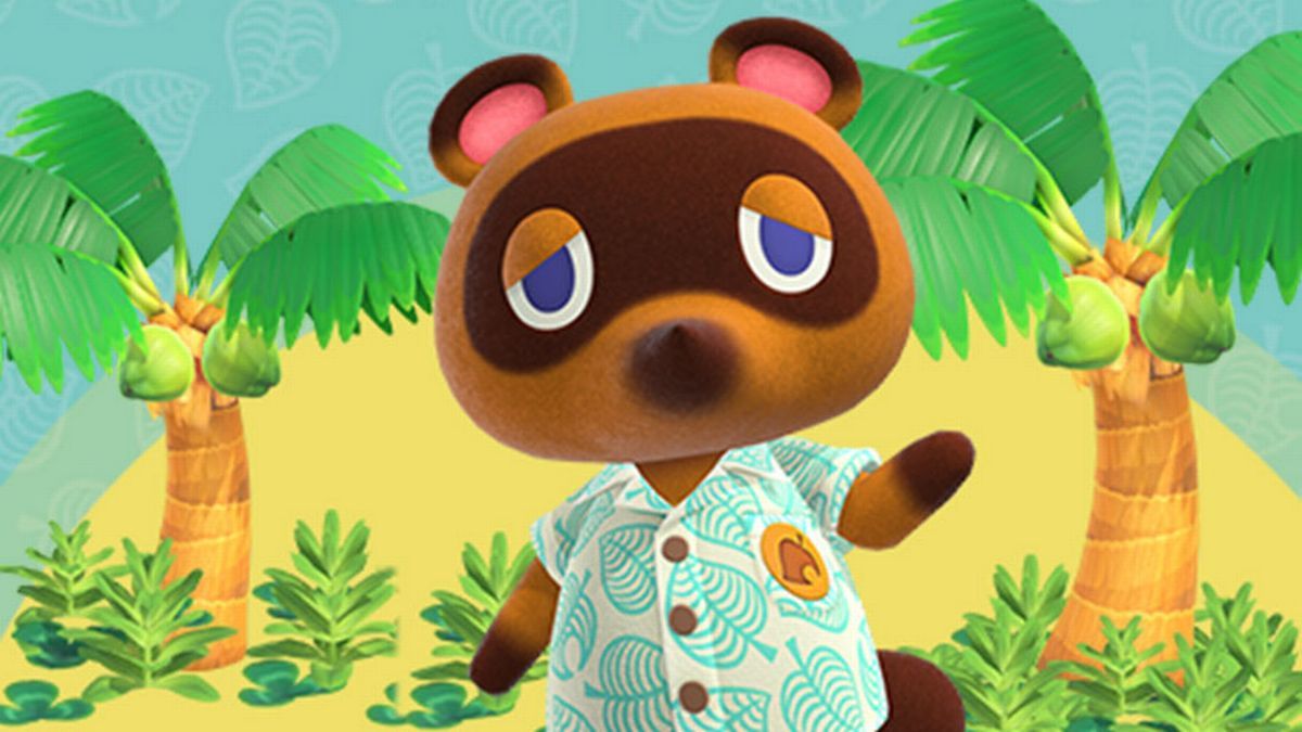 Image de Tom Nook, personnage de banquier dans Animal Crossing