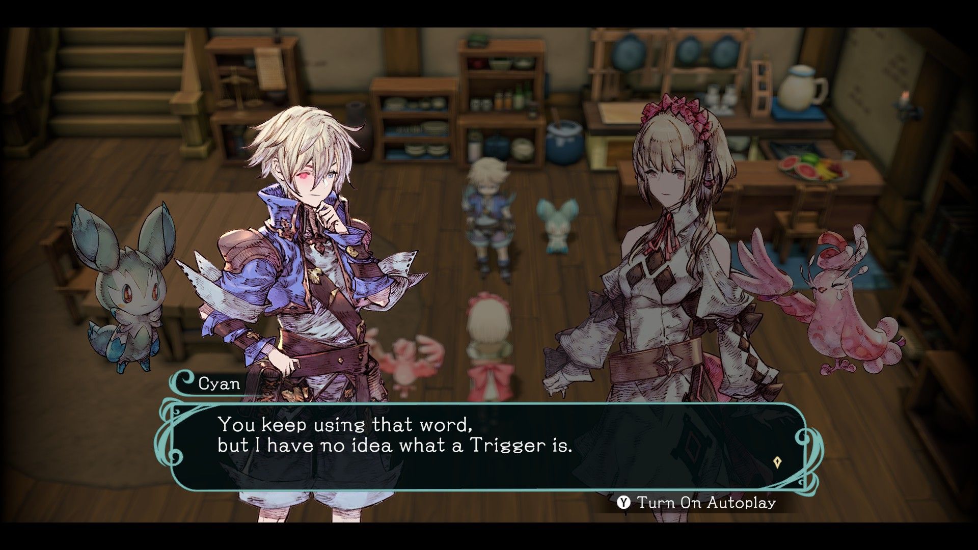 Dialogue dans Trinity Trigger