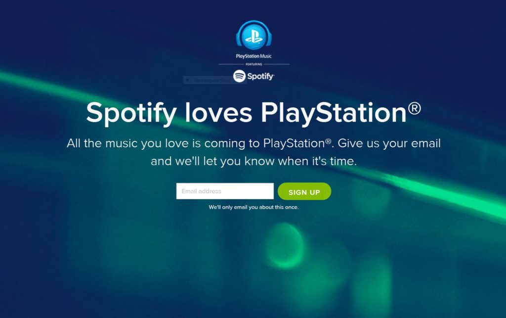 Spotify Playstation