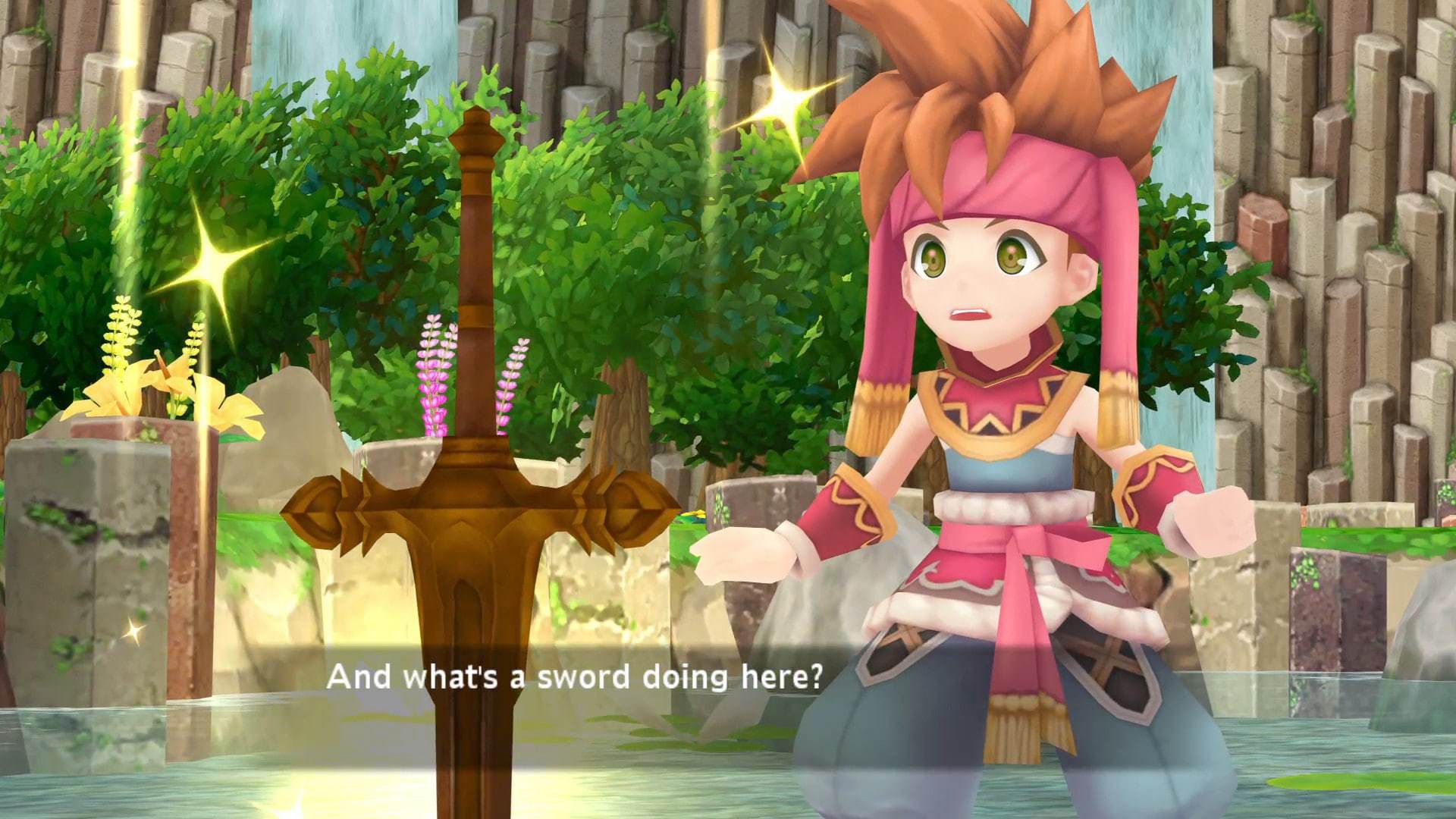 Secret of mana remae gameplay