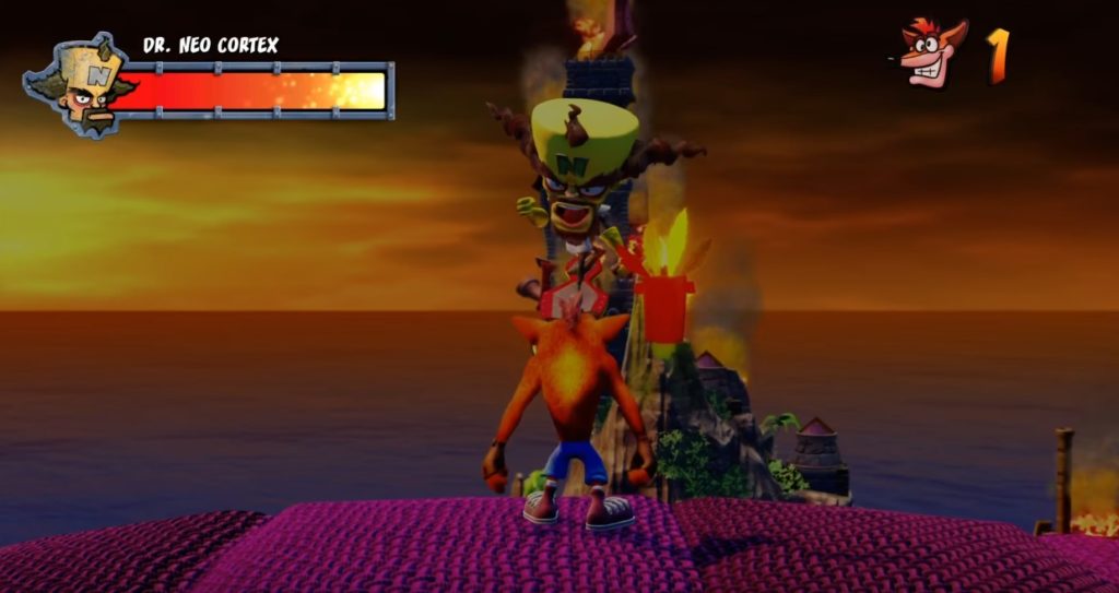 Crash bandicoot boss