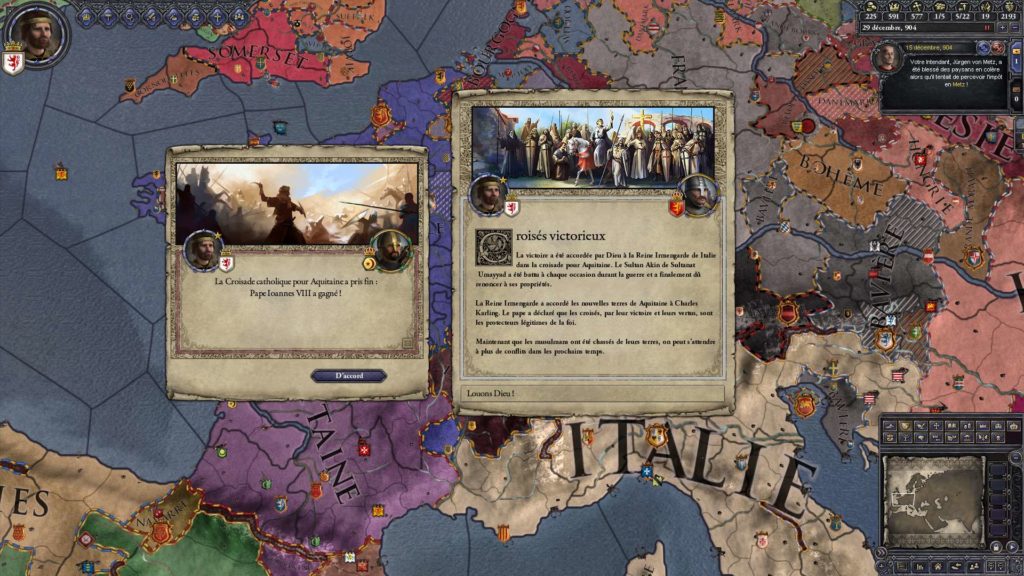 carnet de bord crusader kings 2 victoire croisade