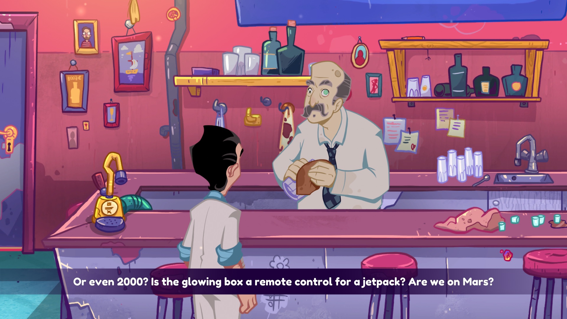 Leisure Suit Larry : Wet Dreams don't dry barman