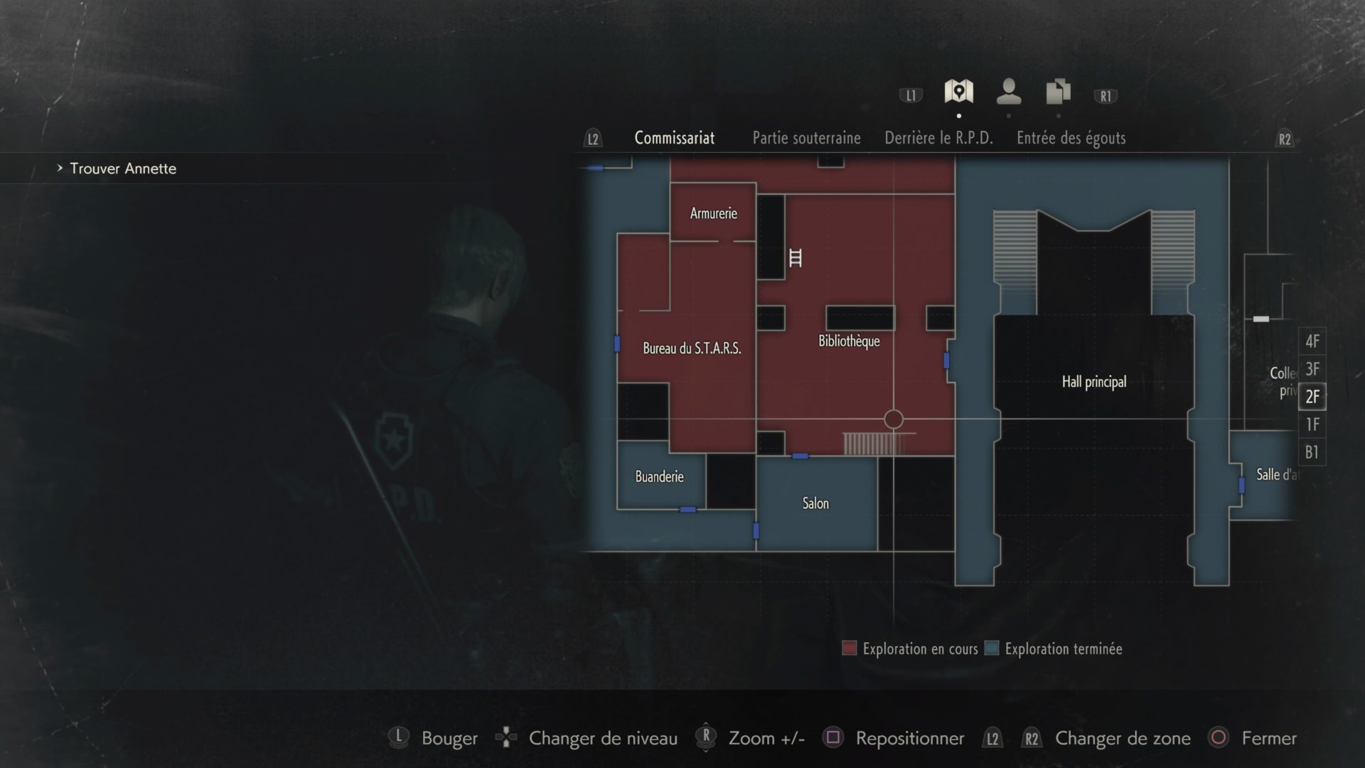 RESIDENT EVIL 2 minimap