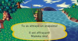 Animal crossing pêche