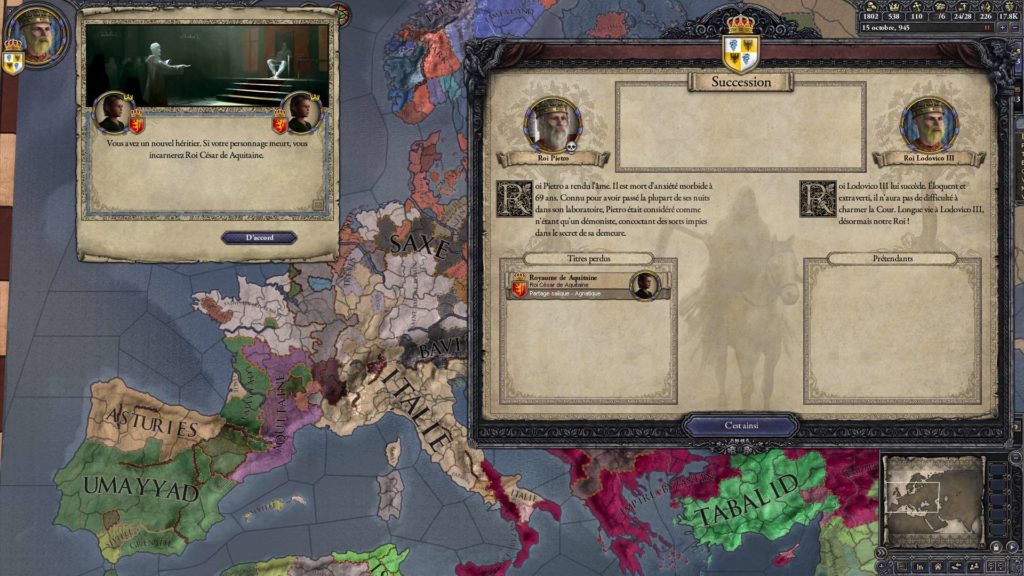 carnet de bord crusader kings 2 mort pierre