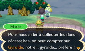 Animal crossing Gyroïde