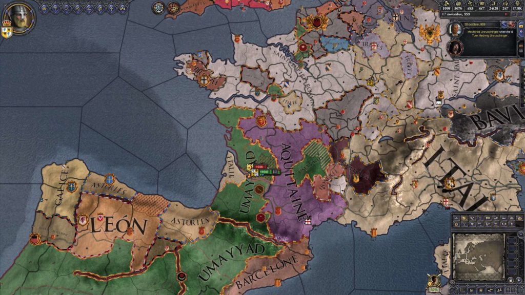 carnet de bord crusader kings 2 armees aquitaine