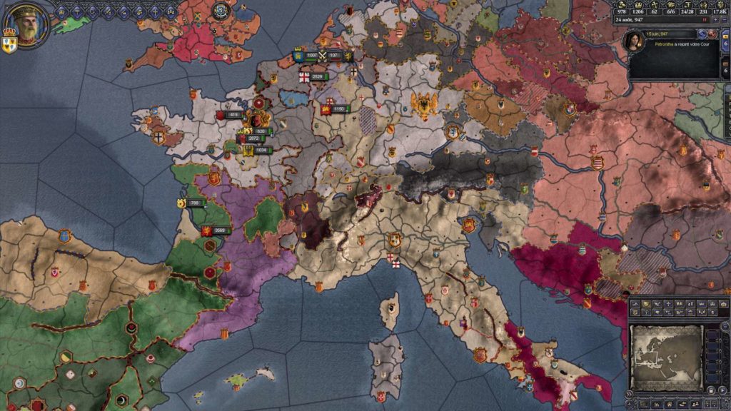 carnet de bord crusader kings 2 empire divise