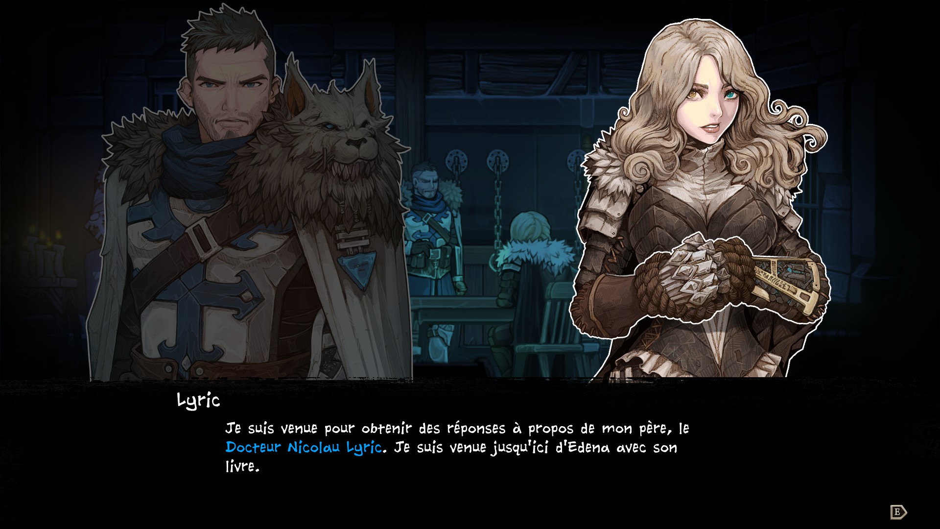 Vambrace Dialogue