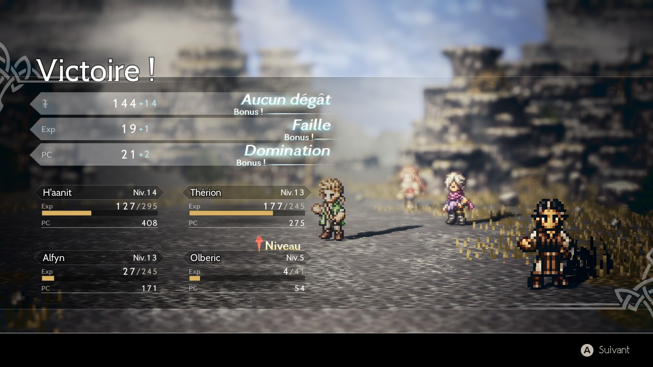 Octopath Traveler combat