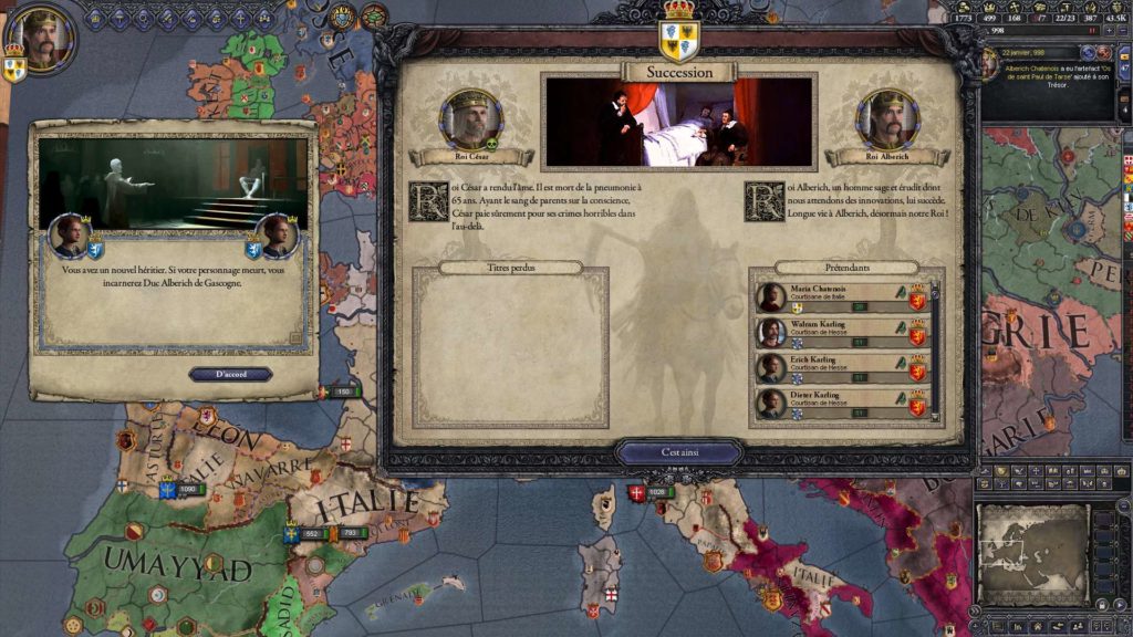 carnet de bord crusader kings 2 mort cesar