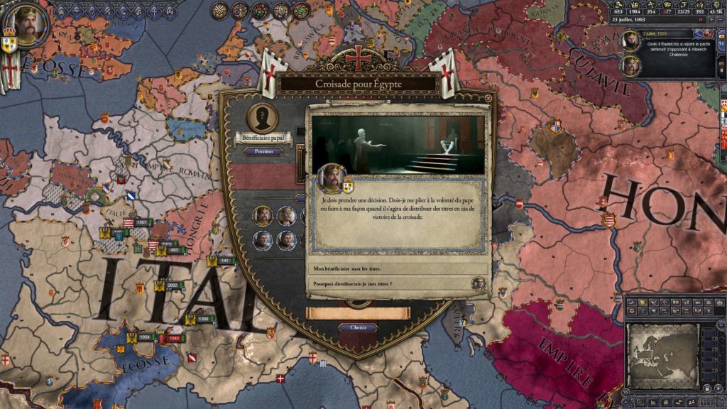 carnet de bord crusader kings 2 croisade egypte