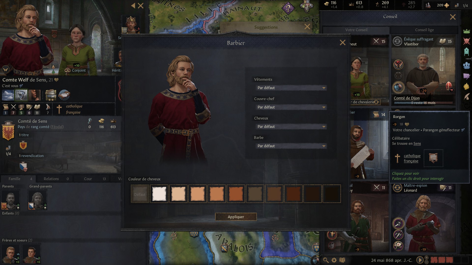 Crusader Kings III critique barbier