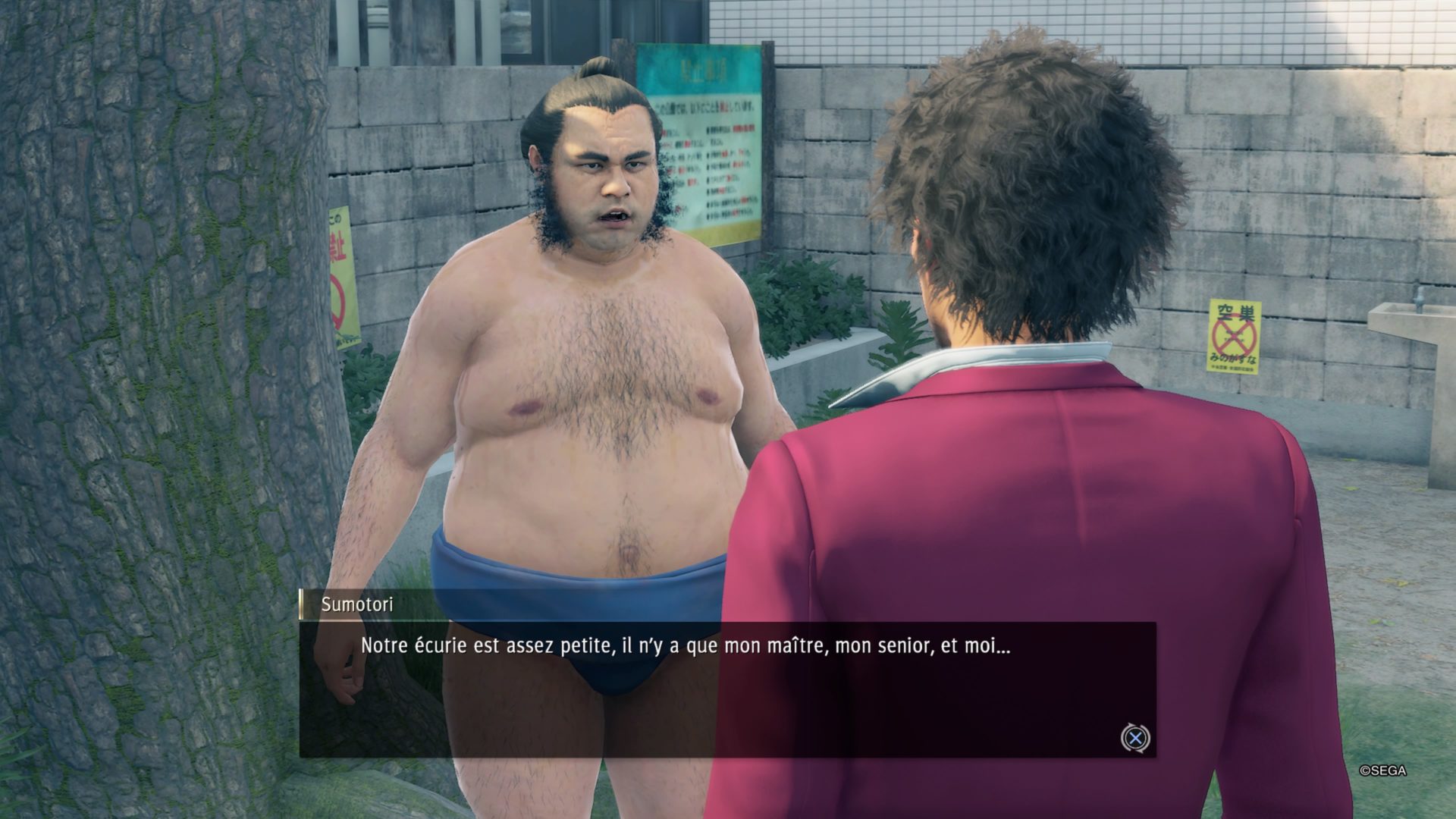 Yakuza: Like A Dragon sumo