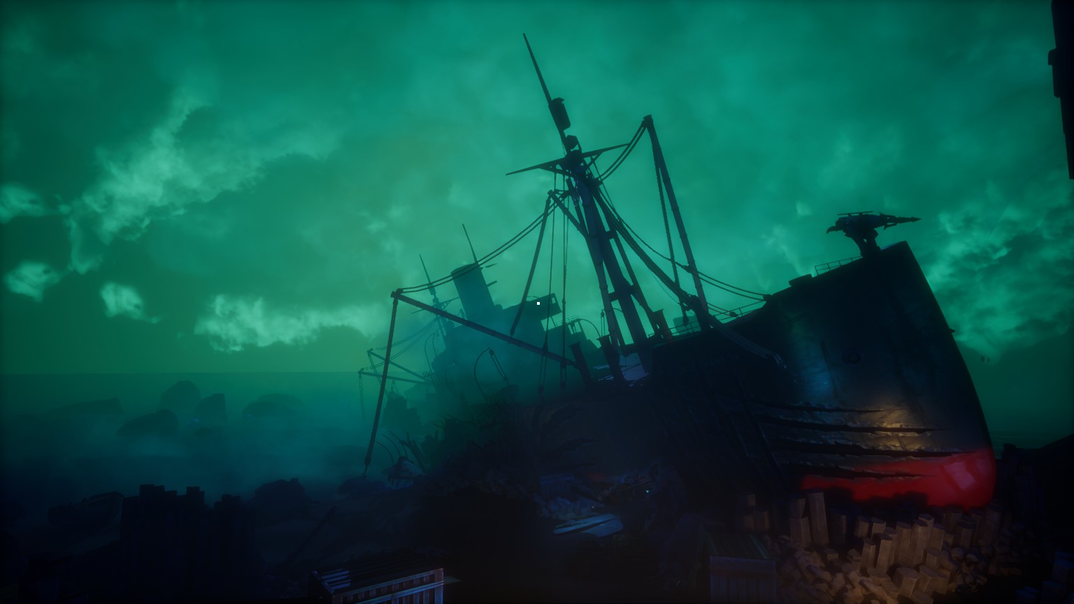 Call of the sea critique Screenshot Gros bateau