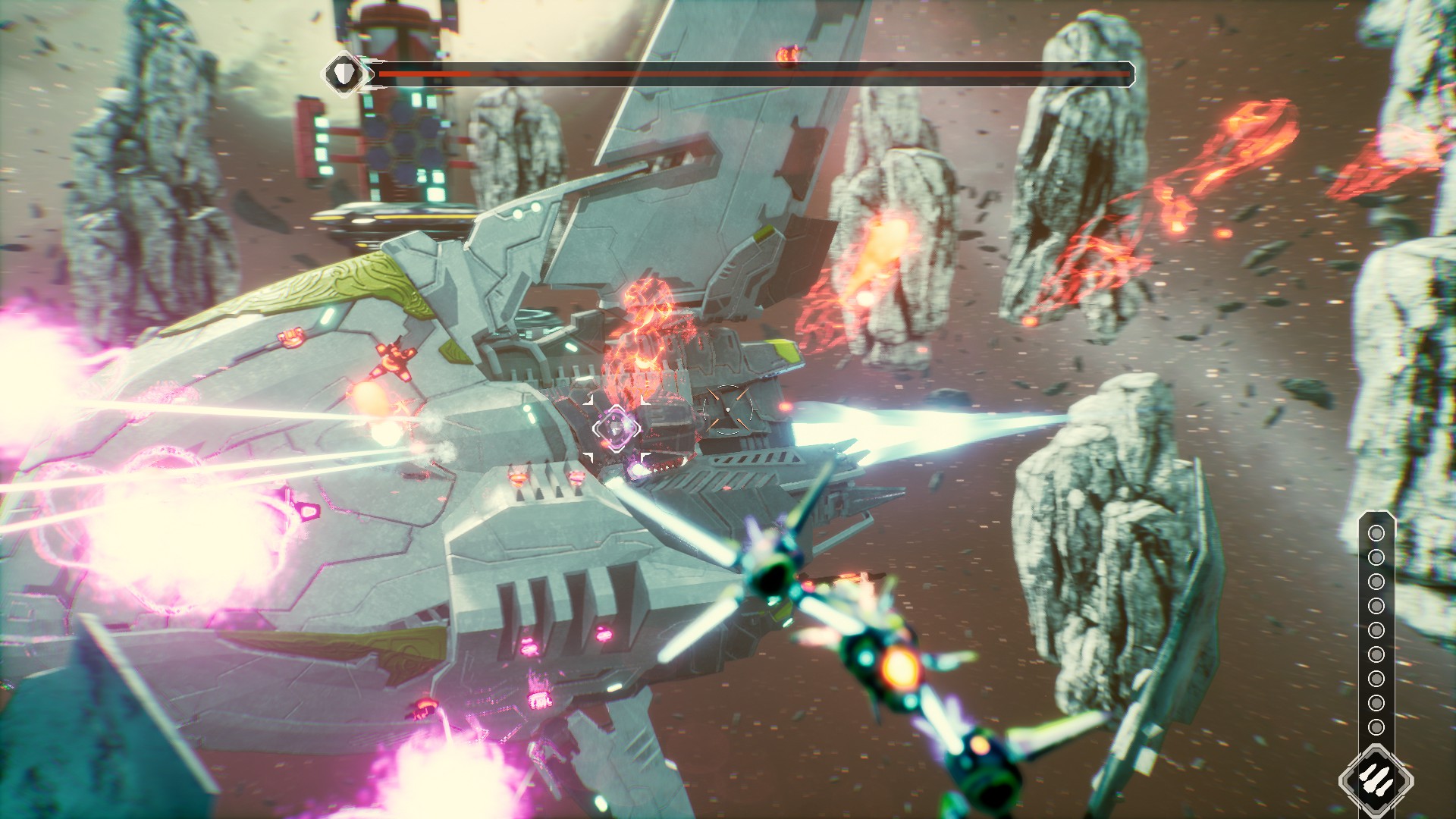 Redout Space Assault le boss moche