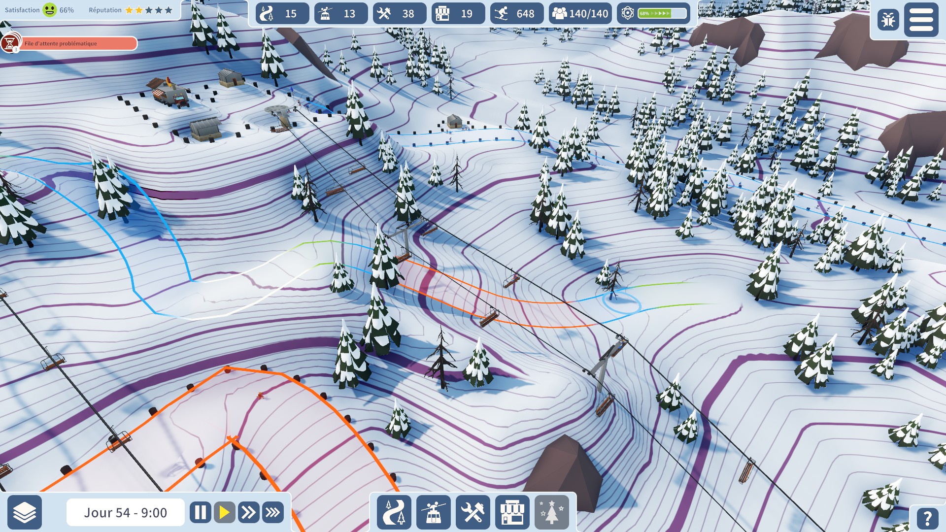 montagne piste snowtopia