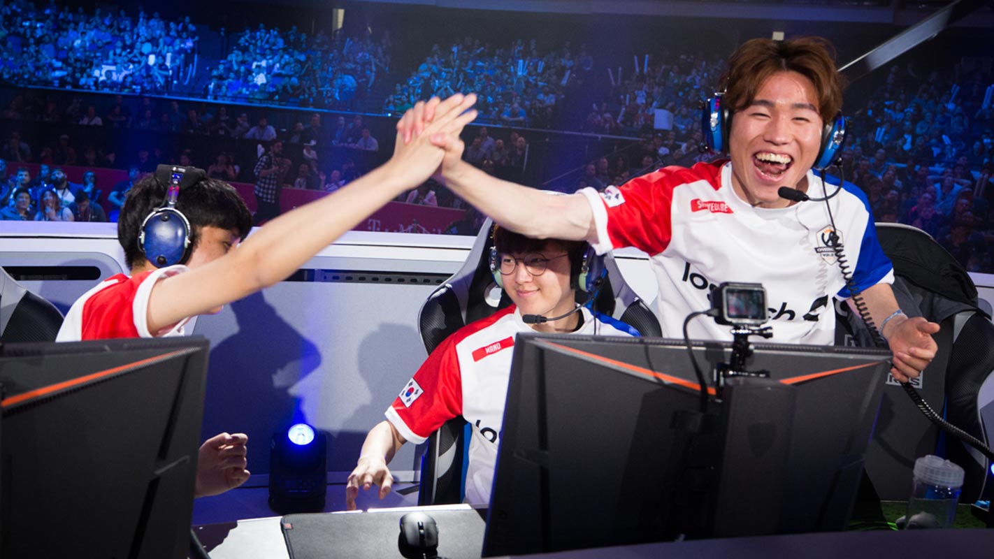 Saebyeolbe lors de la Coupe du Monde Overwatch