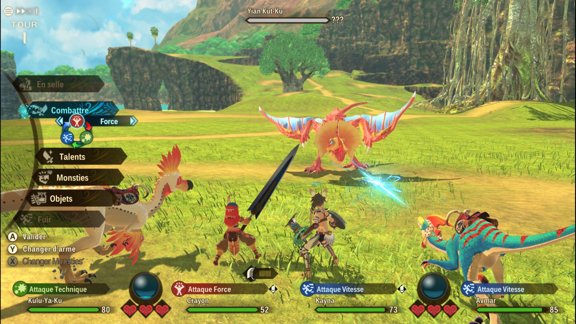 Monster Hunter Stories 2 wings of ruin combats