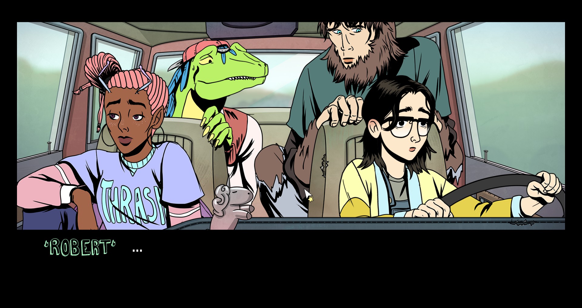 Raptor Boyfriend road trip